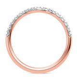 Photo of Adeola 3 7/8 ct tw. Diamond Oval Solitaire Trio Set 10K Rose Gold [BT2311RL]