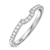 Photo of Adeola 1 7/8 ct tw. Diamond Cushion Solitaire Trio Set 14K White Gold [BT2319WL]