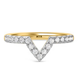 Photo of Adeola 3 7/8 ct tw. Diamond Pear Solitaire Trio Set 10K Yellow Gold [BT2302YL]