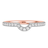 Photo of Adeola 1 7/8 ct tw. Lab Grown Diamond Oval Solitaire Trio Set 10K Rose Gold [BT2314RL]