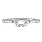 Photo of Adeola 1 CT. T.W. Emerald Solitaire Bridal Set 14K White Gold [BT2328WL]