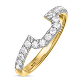 Photo of Adeola 5 1/8 ct tw. Diamond Emerald Solitaire Trio Set 14K Yellow Gold [BT2332YL]