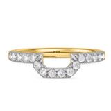 Photo of Adeola 3 7/8 ct tw. Lab Grown Diamond Emerald Solitaire Trio Set 14K Yellow Gold [BT2336YL]