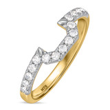 Photo of Adeola 3 7/8 ct tw. Diamond Emerald Solitaire Trio Set 10K Yellow Gold [BT2331YL]