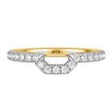 Photo of Adeola 2 1/4 ct tw. Lab Grown Diamond Emerald Solitaire Trio Set 10K Yellow Gold [BT2335YL]