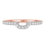 Photo of Adeola 1/5 ct tw. Lab Grown Diamond Ladies Band 14K Rose Gold [BT2333RL]