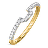 Photo of Adeola 1 ct tw. Lab Grown Diamond Emerald Solitaire Bridal Set 14K Yellow Gold [BT2333YL]