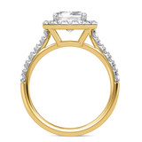 Photo of Adeola 5 1/8 ct tw. Lab Grown Diamond Emerald Solitaire Trio Set 14K Yellow Gold [BT2337YE-N295]