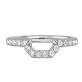 Photo of Adeola 3 7/8 ct tw. Lab Grown Diamond Emerald Solitaire Trio Set 14K White Gold [BT2336WL]