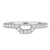 Photo of Adeola 1 3/4 ct tw. Lab Grown Diamond Emerald Solitaire Bridal Set 14K White Gold [BT2335WL]