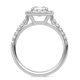 Photo of Adeola 2 5/8 ct tw. Lab Grown Diamond Emerald Solitaire Engagement Ring 14K White Gold [BT2336WE-N195]