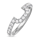 Photo of Adeola 5 1/8 ct tw. Lab Grown Diamond Emerald Solitaire Trio Set 10K White Gold [BT2337WL]
