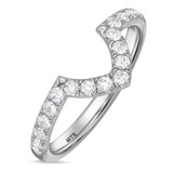 Photo of Adeola 5 1/5 ct tw. Diamond Marquise Solitaire Trio Set 10K White Gold [BT2342WL]