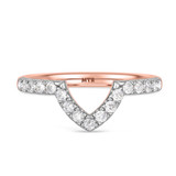 Photo of Adeola 4 ct tw. Lab Grown Diamond Marquise Solitaire Trio Set 14K Rose Gold [BT2346RL]