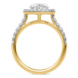 Photo of Adeola 4 1/5 ct tw. Diamond Marquise Solitaire Bridal Set 10K Yellow Gold [BT2342YE-MQ295]