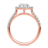 Photo of Adeola 2 2/3 ct tw. Lab Grown Diamond Marquise Solitaire Engagement Ring 14K Rose Gold [BT2346RE-O195]