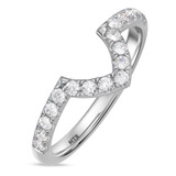 Photo of Adeola 4 ct tw. Lab Grown Diamond Marquise Solitaire Trio Set 10K White Gold [BT2346WL]