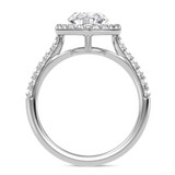 Photo of Adeola 4 ct tw. Lab Grown Diamond Marquise Solitaire Trio Set 14K White Gold [BT2346WE-O195]