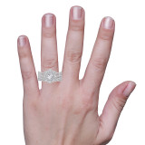 Photo of Briella 3 1/4 ct tw. Lab Grown Diamond Round Solitaire Trio Set 950 Platinum [BR5901P-L070] [HT]