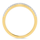 Photo of Dorah 4 1/4 ct tw. Diamond Oval Solitaire Trio Set 10K Yellow Gold [BT2293YL]