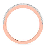 Photo of Daisy 3/4 ct tw. Diamond Wedding Band Set 14K Rose Gold [BT2292RL]