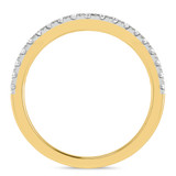 Photo of Daisy 3/4 ct tw. Diamond Wedding Band Set 14K Yellow Gold [BT2292YL]