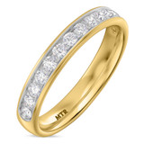 Photo of Arnie 1 ct tw. Diamond Same Sex Ladies Band Set 10K Yellow Gold [BT2291YL]