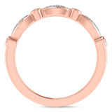 Photo of Effie 2/3 ct tw. Diamond Wedding Band Set 14K Rose Gold [BT2280RL]