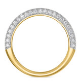 Photo of Gemma 5/8 ct tw. Diamond Ladies Band 10K Yellow Gold [BT2285YL]
