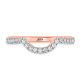 Photo of Ergo 3/4 ct tw. Diamond Wedding Band Set 10K Rose Gold [BT2299RL]