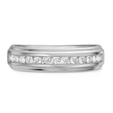 Photo of Elsy 7/8 ct tw. Diamond Same Sex Mens Band Set 14K White Gold [BT2295WM]