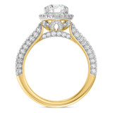 Photo of Gemma 1 7/8 ct tw. Diamond Round Solitaire Engagement Ring 10K Yellow Gold [BT2285YE-R095]