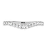 Photo of Nino 7/8 ct tw. Diamond Wedding Band Set 10K White Gold [BT2287WL]