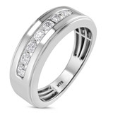 Photo of Effie 2 ct tw. Diamond Round Solitaire Trio Set 14K White Gold [BT2280WM]