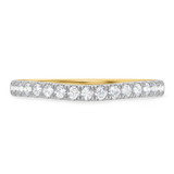 Photo of Evie 7/8 ct tw. Diamond Wedding Band Set 10K Yellow Gold [BT2283YL]