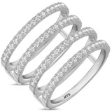 Photo of Darlene 1 ct tw. Diamond Same Sex Ladies Band Set 14K White Gold [WL2279W]