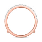 Photo of Darlene 1 ct tw. Diamond Wedding Band Set 10K Rose Gold [BT2279RL]