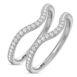 Photo of Frea 3/8 ct tw. Diamond Same Sex Ladies Band Set 14K White Gold [WL2298W]