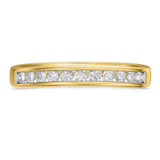 Photo of Clari 7/8 ct tw. Diamond Wedding Band Set 10K Yellow Gold [BT2277YL]