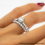Photo of Milla 2 1/10 ct tw. Diamond Round Solitaire Bridal Set 10K Yellow Gold [BR2282Y-R095]