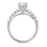 Photo of Milla 2 1/10 ct tw. Diamond Round Solitaire Bridal Set 10K White Gold [BT2282WE-R095]