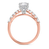 Photo of Milla 1 1/2 ct tw. Diamond Round Solitaire Engagement Ring 14K Rose Gold [BT2282RE-R095]