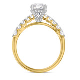 Photo of Milla 2 3/4 ct tw. Diamond Round Solitaire Trio Set 10K Yellow Gold [BT2282YE-R095]