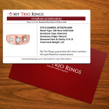 Nino 1/2 ct tw. Diamond Mens Band 14K Rose Gold