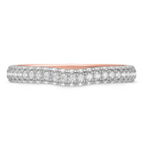 Photo of Gemma 1 3/8 ct tw. Diamond Wedding Band Set 10K Rose Gold [BT2285RL]