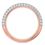Photo of Gemma 1 3/8 ct tw. Diamond Wedding Band Set 14K Rose Gold [BT2285RM]