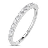 Photo of Stella 1 1/6 ct tw. Diamond Wedding Band Set 10K White Gold [BT2281WL]