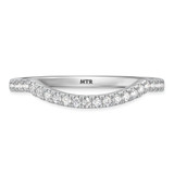 Photo of Poul 1/6 ct tw. Diamond Ladies Band 14K White Gold [BT2290WL]