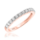 Photo of Sierra 4 1/2 ct tw. Lab Grown Diamond Fancy Cluster Bridal Set 10K Rose Gold [BT2359RL]