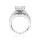 Photo of Chanetelle 3 3/4 ct tw. Lab Grown Diamond Princess Cluster Trio Set 10K White Gold [BT2361WE-C000]